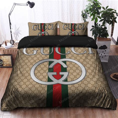 bed sheet gucci|Gucci bed comforter set.